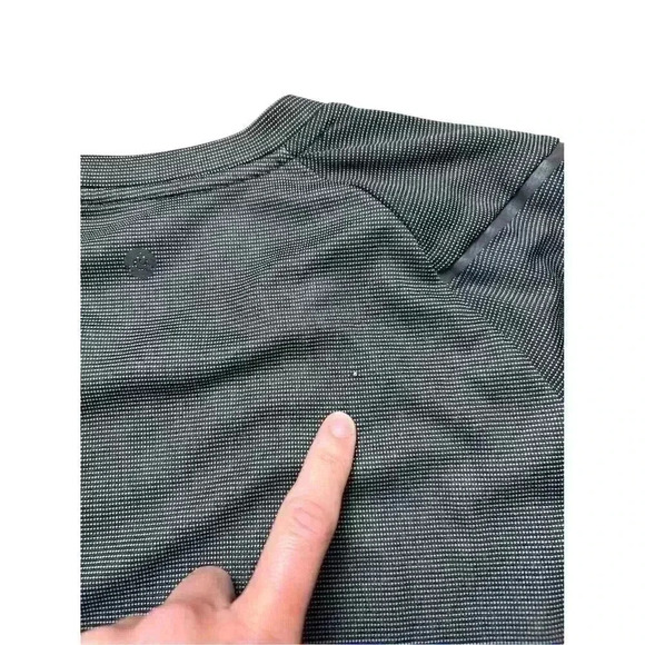 Apana Men's Gray Quick-Dry Mesh T-Shirt Size M Gym Running Casual - Picture 4 of 5